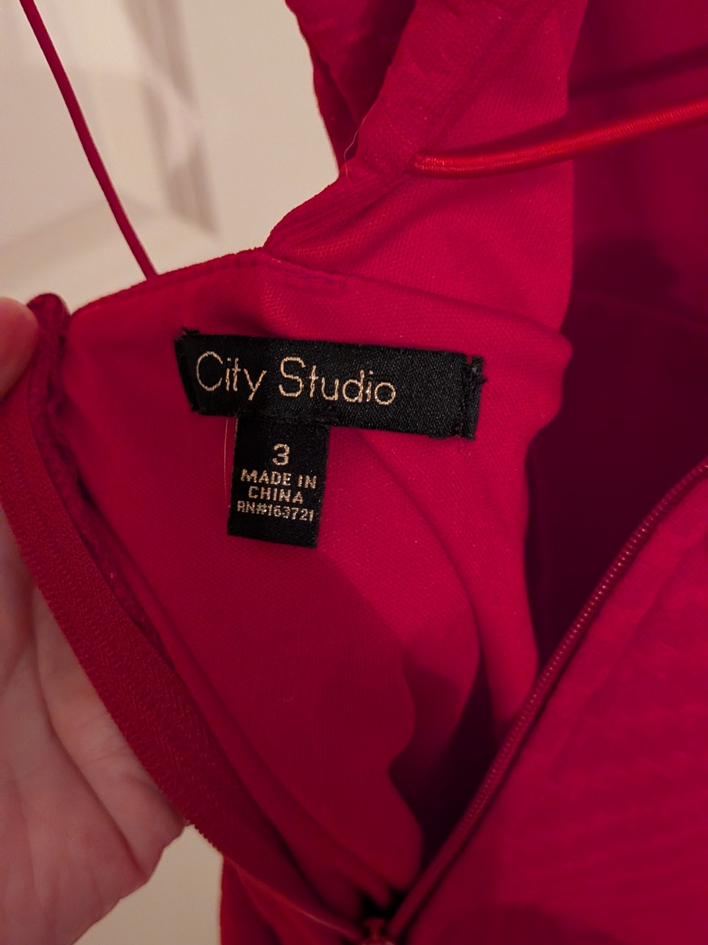 City Studio Hot Pink Spaghetti-Strap Fit & Flare Mini Dress - Picture 2 of 5